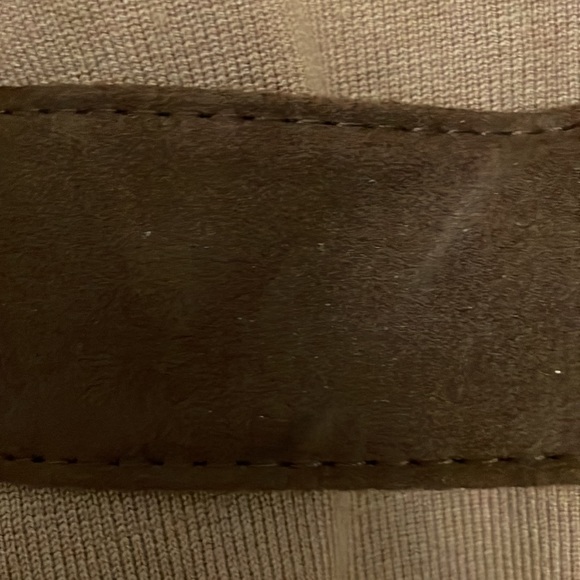 Beautiful All Cotton with Suede Shoulders — never worn. - Picture 5 of 9